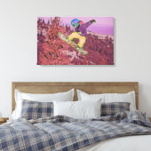 Snowboarden Leinwanddruck (Insitu (Schlafzimmer))