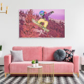 Snowboarden Leinwanddruck (Insitu (Wohnzimmer))