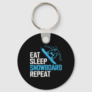 Snowboarden Lover Spaß Design Funny Snowboarder Schlüsselanhänger