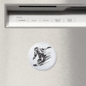 Snowboarden Magnet (In Situ (Geschirrspüler))