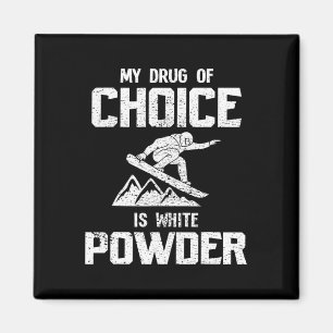 Snowboarden Magnet