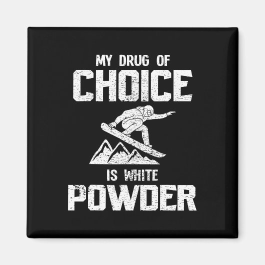 Snowboarden Magnet (Vorne)
