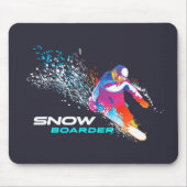Snowboarden | Mauspad (Vorne)