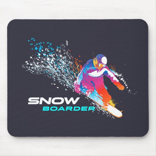 Snowboarden | Mauspad (Vorne)