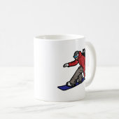 Snowboarden mit meiner Katze Kaffeetasse (VorderseiteRechts)