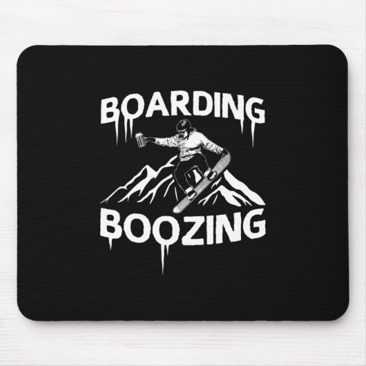 Snowboarden Mousepad (Vorne)