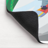 Snowboarden Mousepad (Ecke)