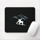 Snowboarden Mousepad (Mit Mouse)