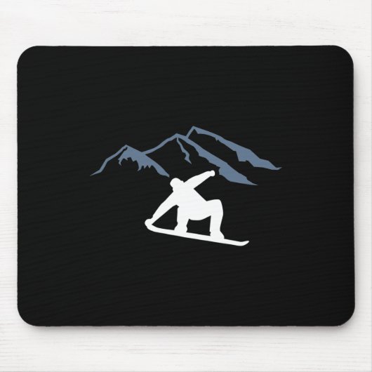 Snowboarden Mousepad (Vorne)