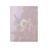 Snowboarden Notizblock (Rotiert)