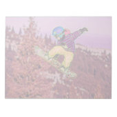 Snowboarden Notizblock (Vorderseite)