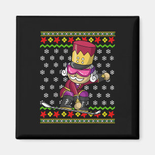Snowboarden Nutcracker Snowboard Ugys Weihnachten Magnet