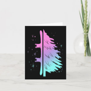 Snowboarden Pine Geschenk für Winterurlaub Snowboa Karte