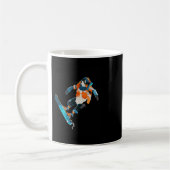 Snowboarden Pinguin Wintersport Spaß Kaffeetasse (Links)