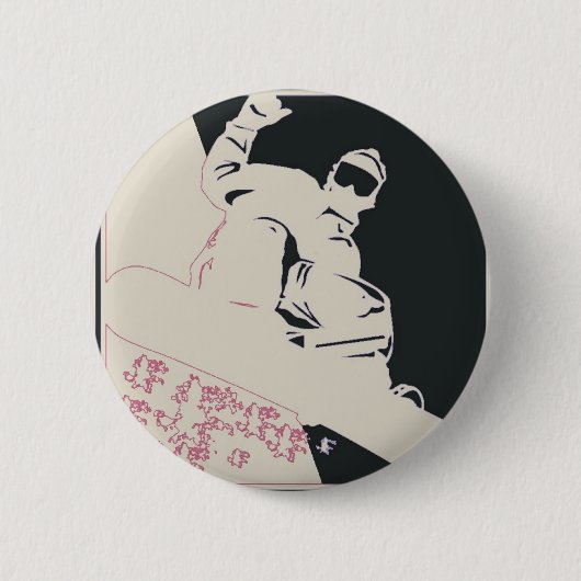 Snowboarden/Pop Art Button (Vorderseite)