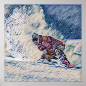 Snowboarden Poster (Vorne)