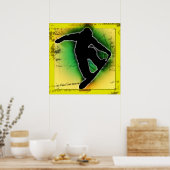 Snowboarden Poster (Küche)