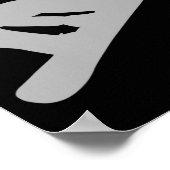 Snowboarden Poster (Ecke)