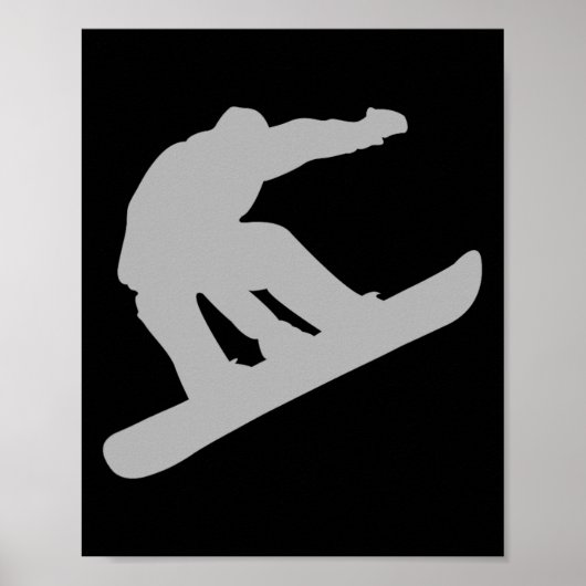 Snowboarden Poster (Vorne)