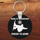 Snowboarden Schlüsselanhänger (Vorderseite)
