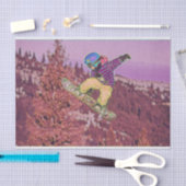 Snowboarden Seidenpapier (Handwerk)