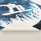 Snowboarden Sherpa Blanket Sherpadecke (3/4)