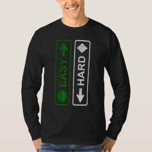 Snowboarden Ski Ich bin einfach und ich bin schwer T-Shirt