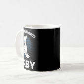 Snowboarden Snowboard Ba Kaffeetasse (Vorderseite Links)