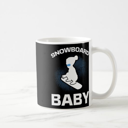 Snowboarden Snowboard Ba Kaffeetasse (Rechts)