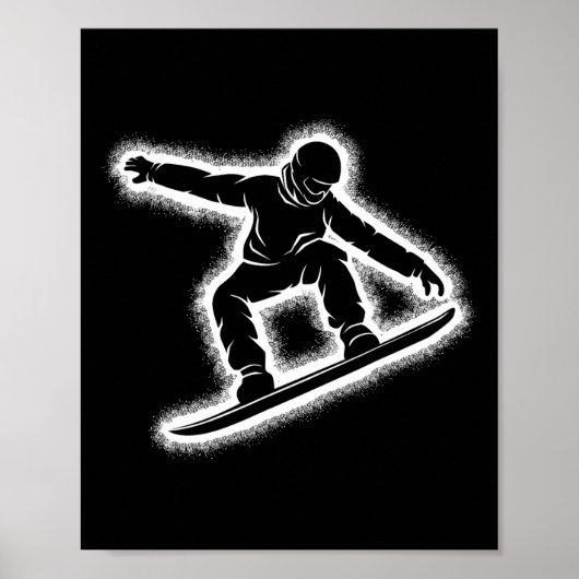 Snowboarden Snowboard Boys Kinder Männer 1 Poster (Vorne)