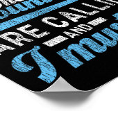 Snowboarden Snowboard Die Berge nennen eine Poster (Ecke)