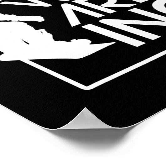 Snowboarden Snowboard Geschenk Liebe Snowboarden Poster (Ecke)