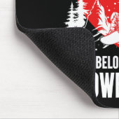 Snowboarden Snowboard Girlfriend Ehefrau Mein Herz Mousepad (Ecke)