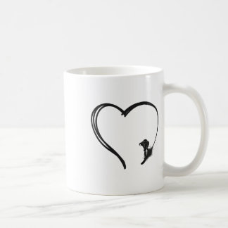 Snowboarden Snowboard Herz Kaffeetasse