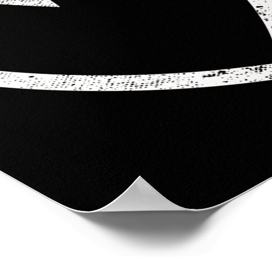 Snowboarden Snowboard Herz Vintag Poster (Ecke)