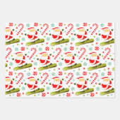 Snowboarden Snowboard Holiday Geschenk Geschenkpapier Set (Vorderseite)