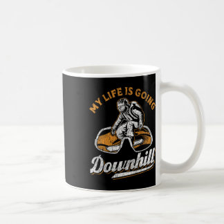 Snowboarden Snowboard mein Leben geht bergab Kaffeetasse