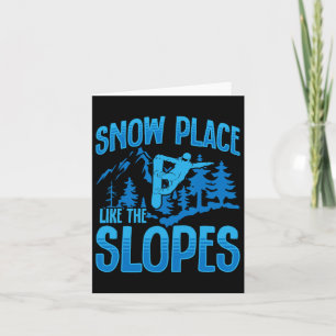 Snowboarden Snowboard Schneeplatz wie die Pisten Karte