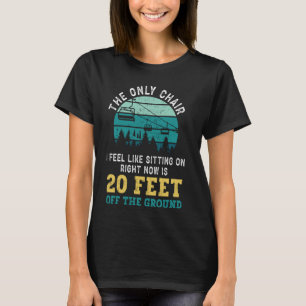 Snowboarden Snowboard Skilift Vintage Retro Die T-Shirt