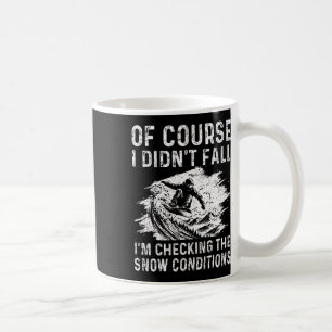 Snowboarden Snowboard Vintage Ich Bin Nicht Hingef Kaffeetasse
