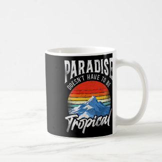 Snowboarden Snowboard Vintager Bergwinterski Kaffeetasse