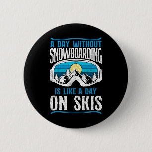 Snowboarden Snowboard Vintages Retro Skifahren Go Button