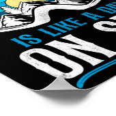 Snowboarden Snowboard Vintages Retro Skifahren Go Poster (Ecke)