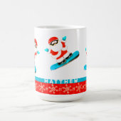 Snowboarden Snowboarden Weihnachten Kaffeetasse (Mittel)