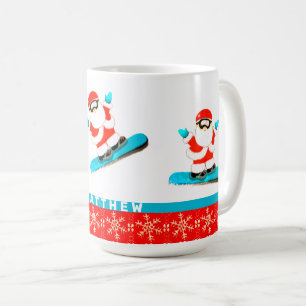 Snowboarden Snowboarden Weihnachten Kaffeetasse