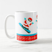 Snowboarden Snowboarden Weihnachten Kaffeetasse (Links)