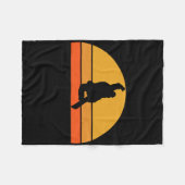 Snowboarden Snowboarder Schneeschlitten Wintersonn Fleecedecke (Vorderseite (Horizontal))