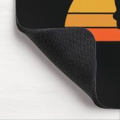 Snowboarden Snowboarder Schneeschlitten Wintersonn Mousepad (Ecke)