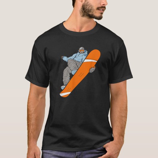 Snowboarden Snowboarder Snowboard Unisex T s T-Shirt (Vorderseite)