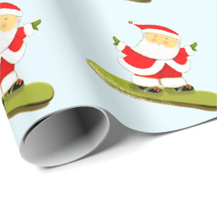 Snowboarden Snowboarder Urlaub Geschenk Geschenkpapier